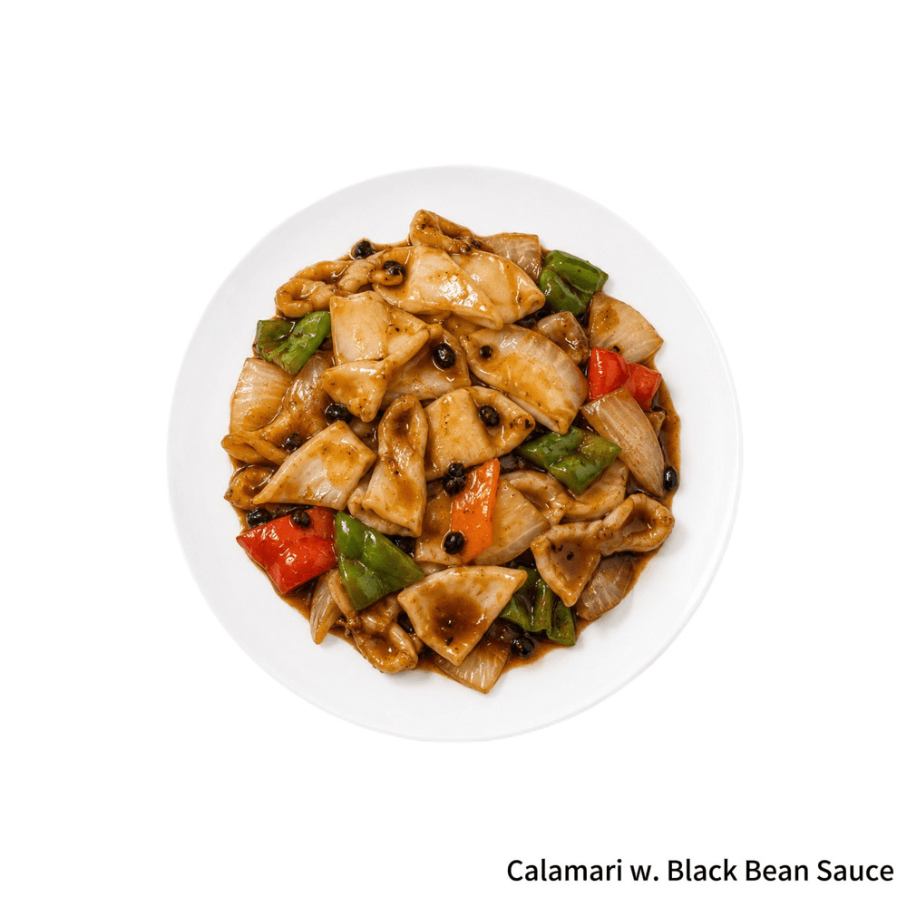 Calamari with Black Bean Sauce