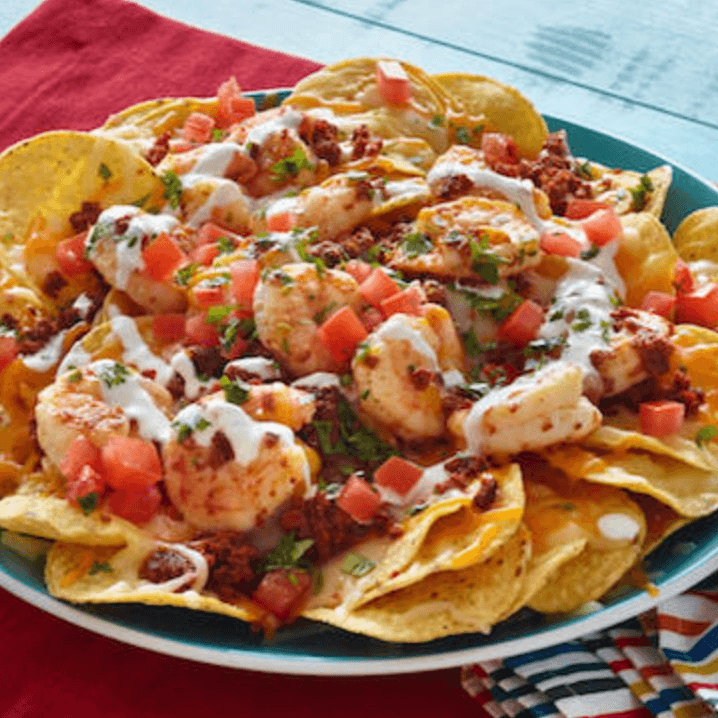 Nachos with Shrimp