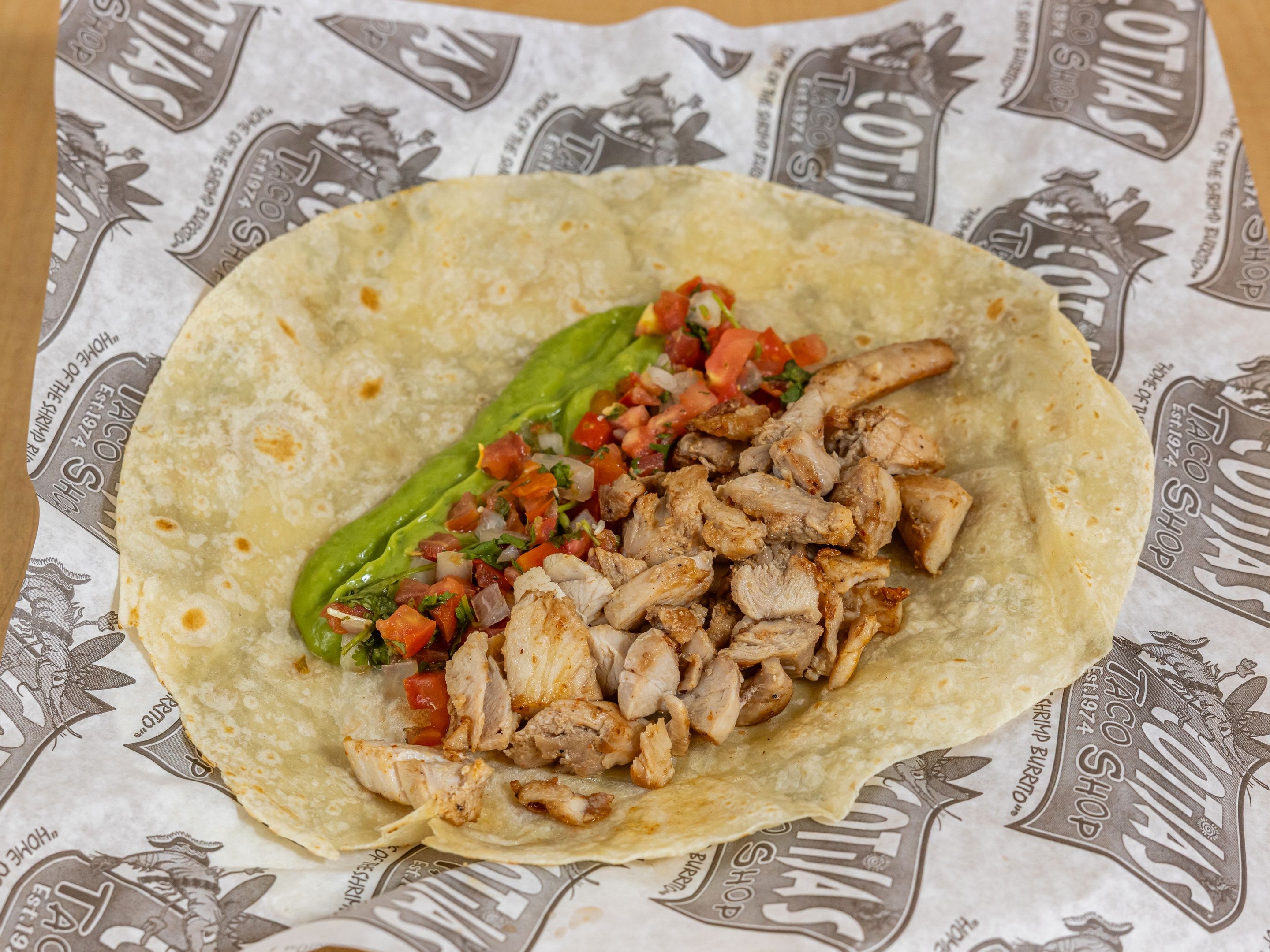Pollo Asado Burrito
