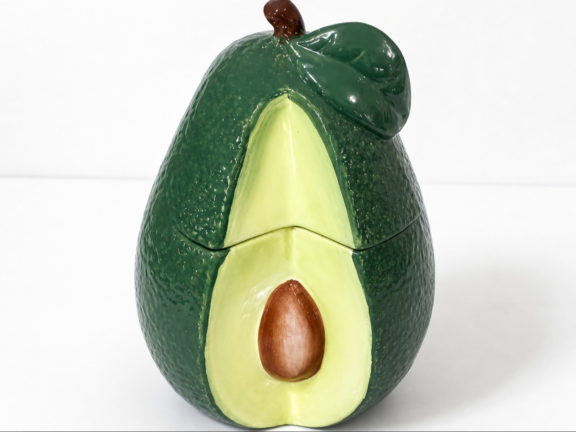 'Ceramic Avocado Jar General Gifts (SKU#: 14654) '