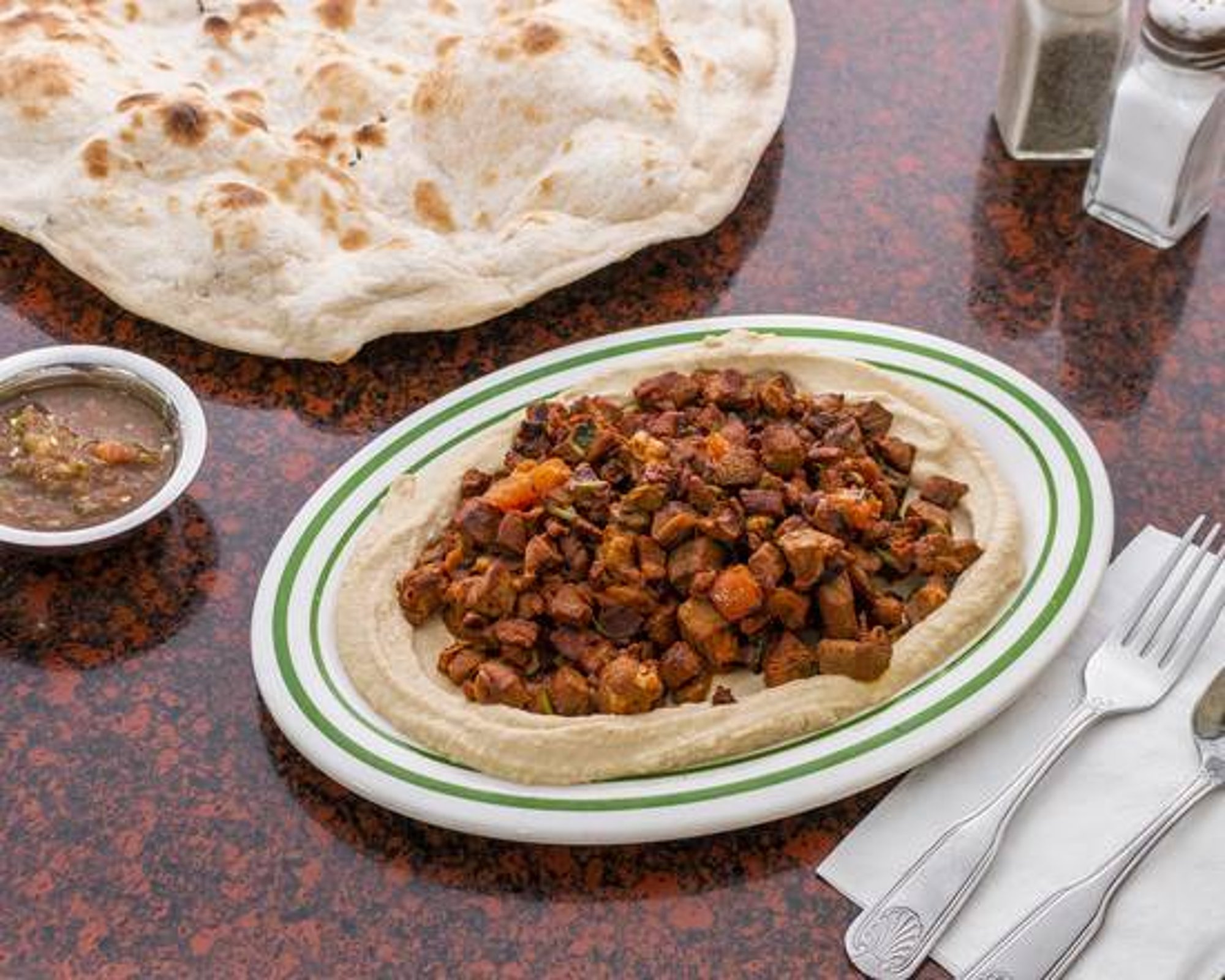 Hummus with Lamb