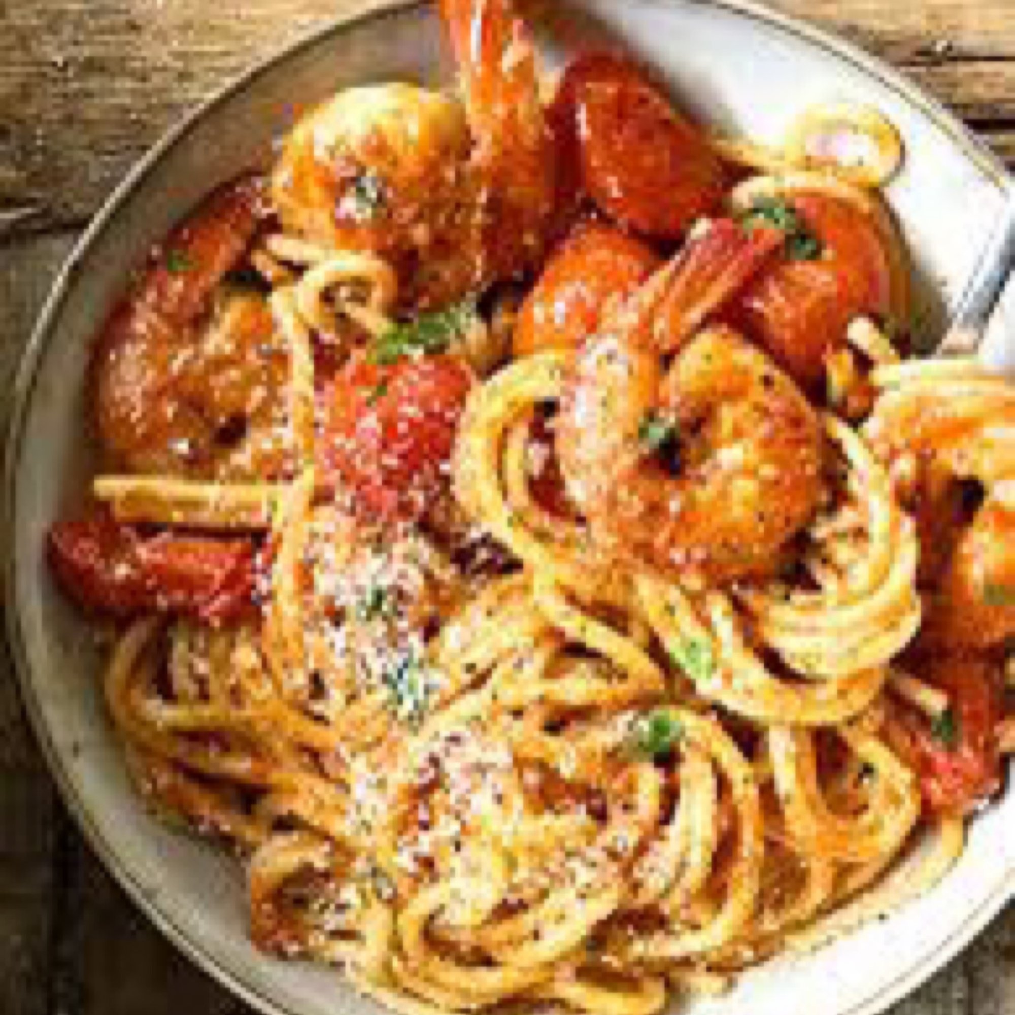 Cajun Seafood Pasta Alfredo
