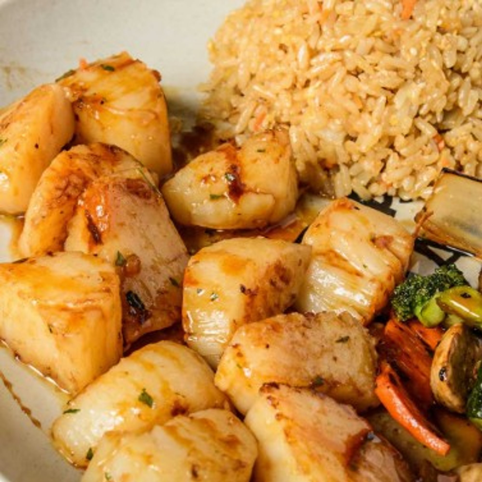 Hibachi Shrimp and Scallop Combo