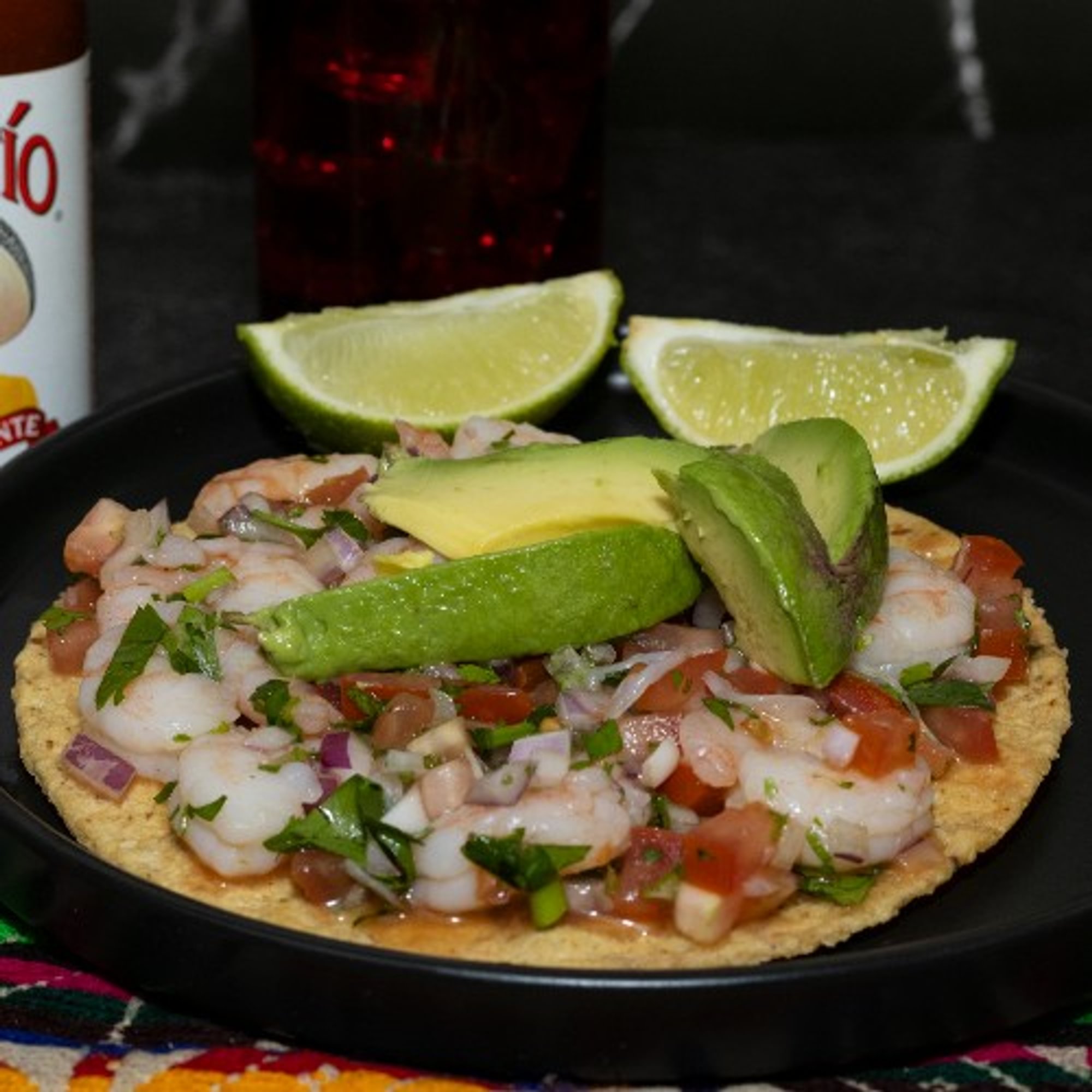 Shrimp Tostada