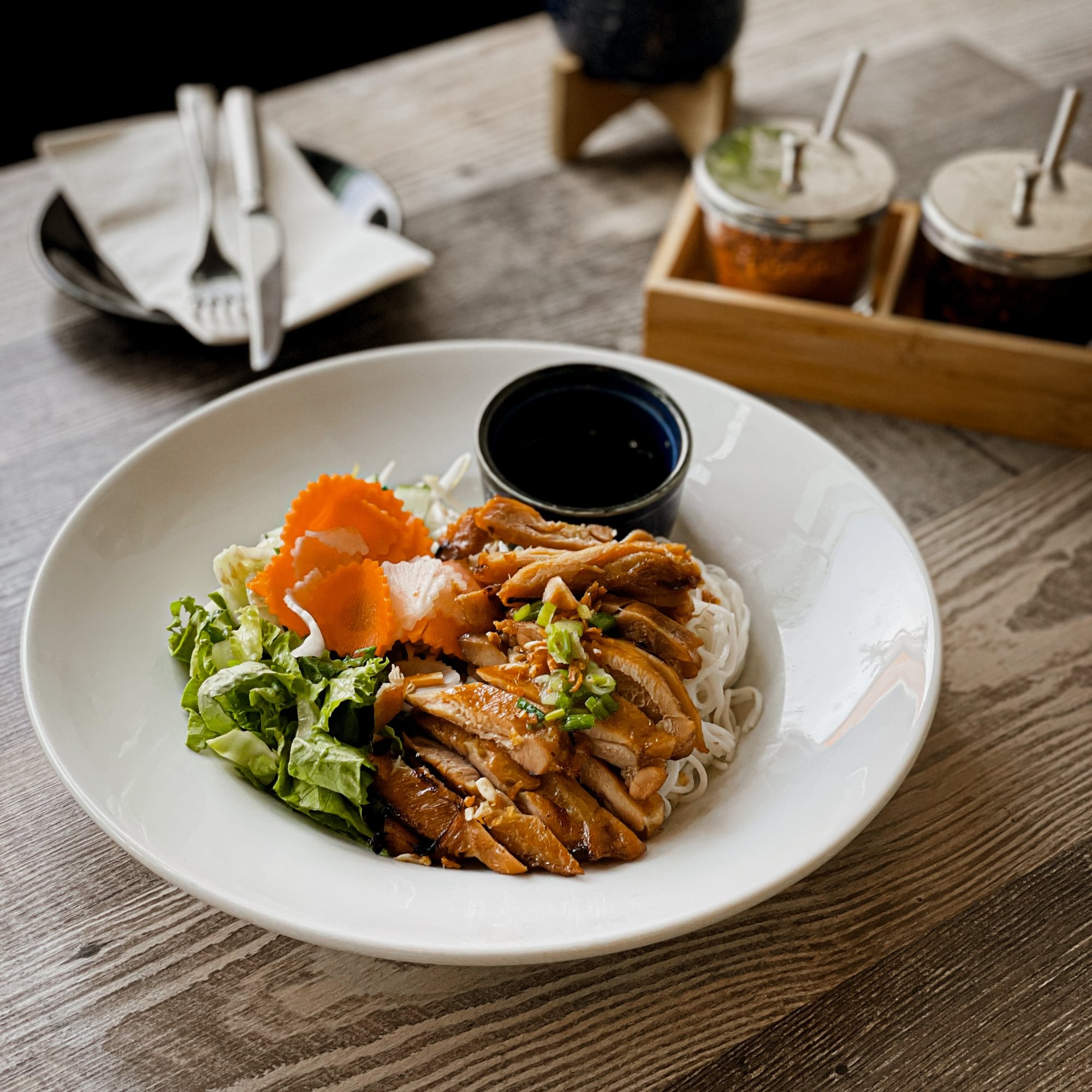 Grilled Chicken Noodle Salad