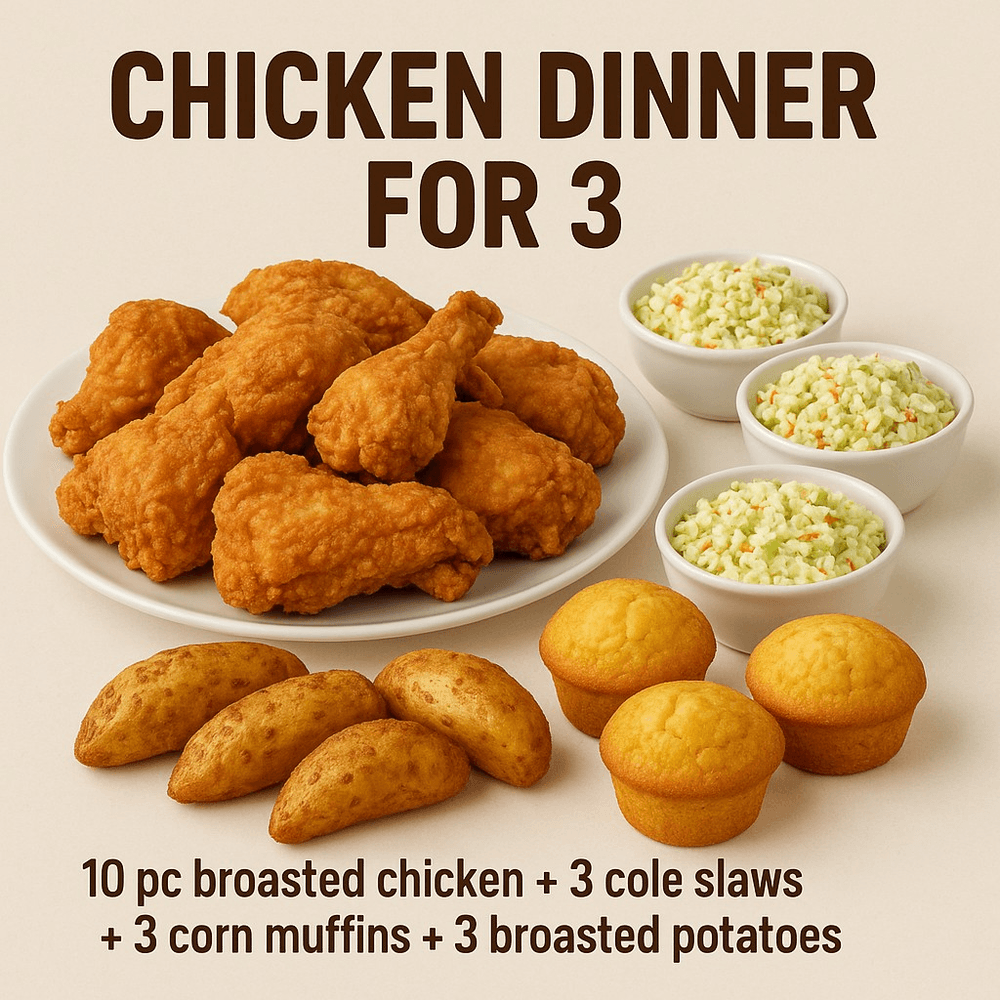 Chicken Dinner for 3