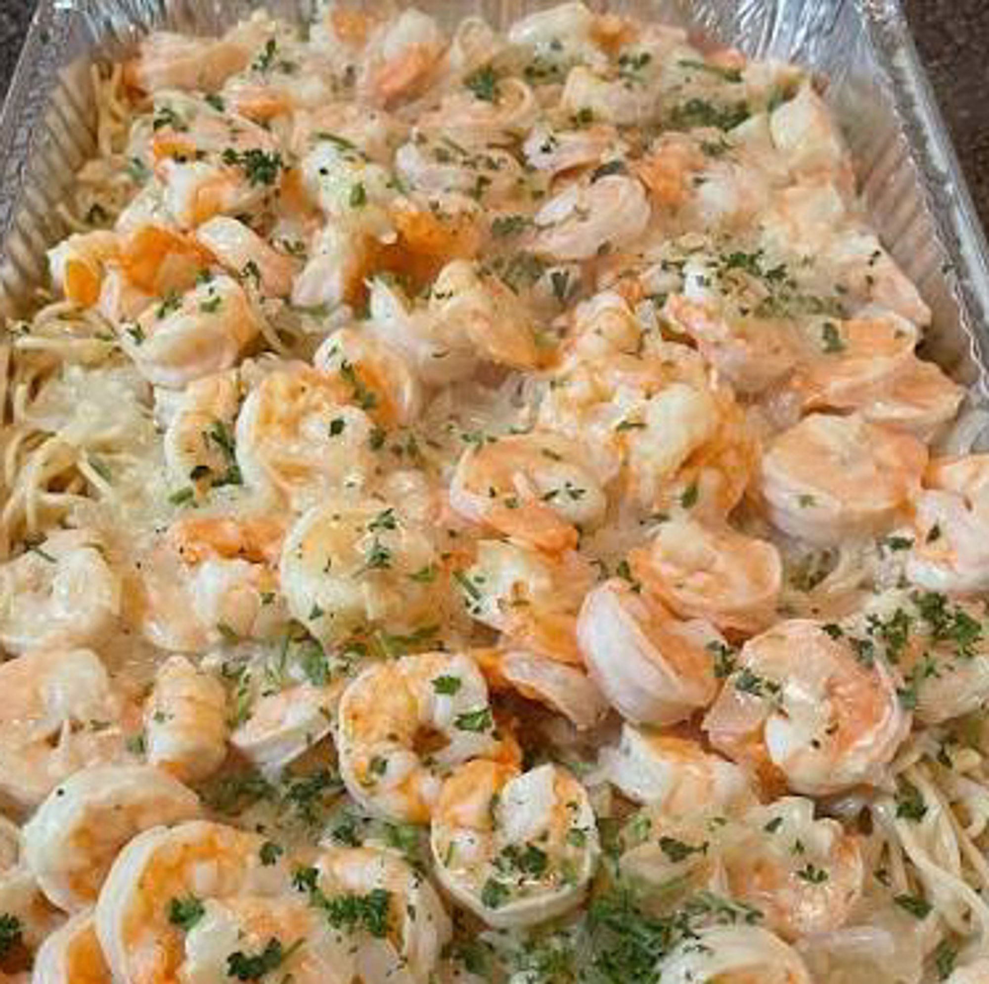 Shrimp Pasta - 1/2 Pan (8-10)