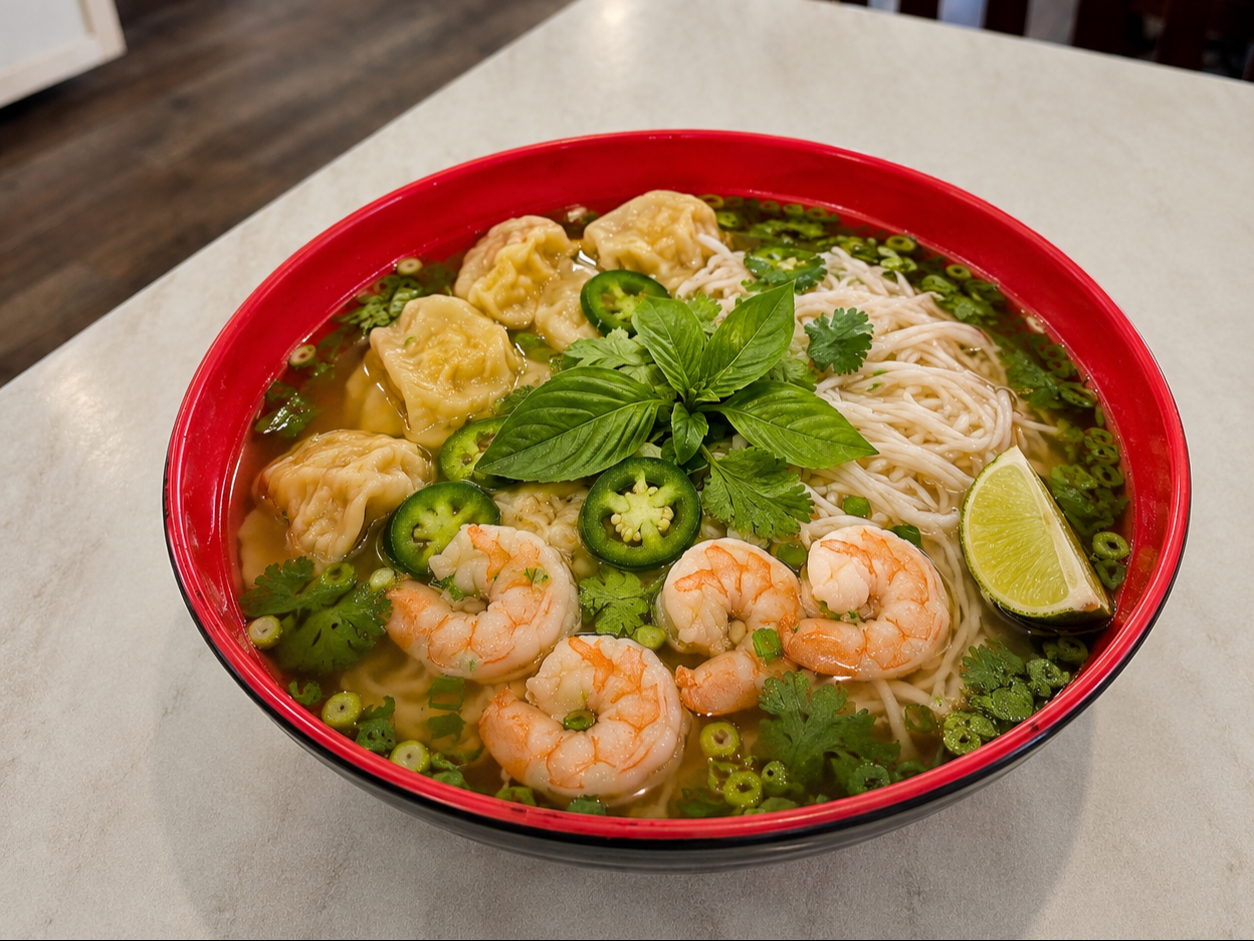 P11. SHRIMP & WONTON