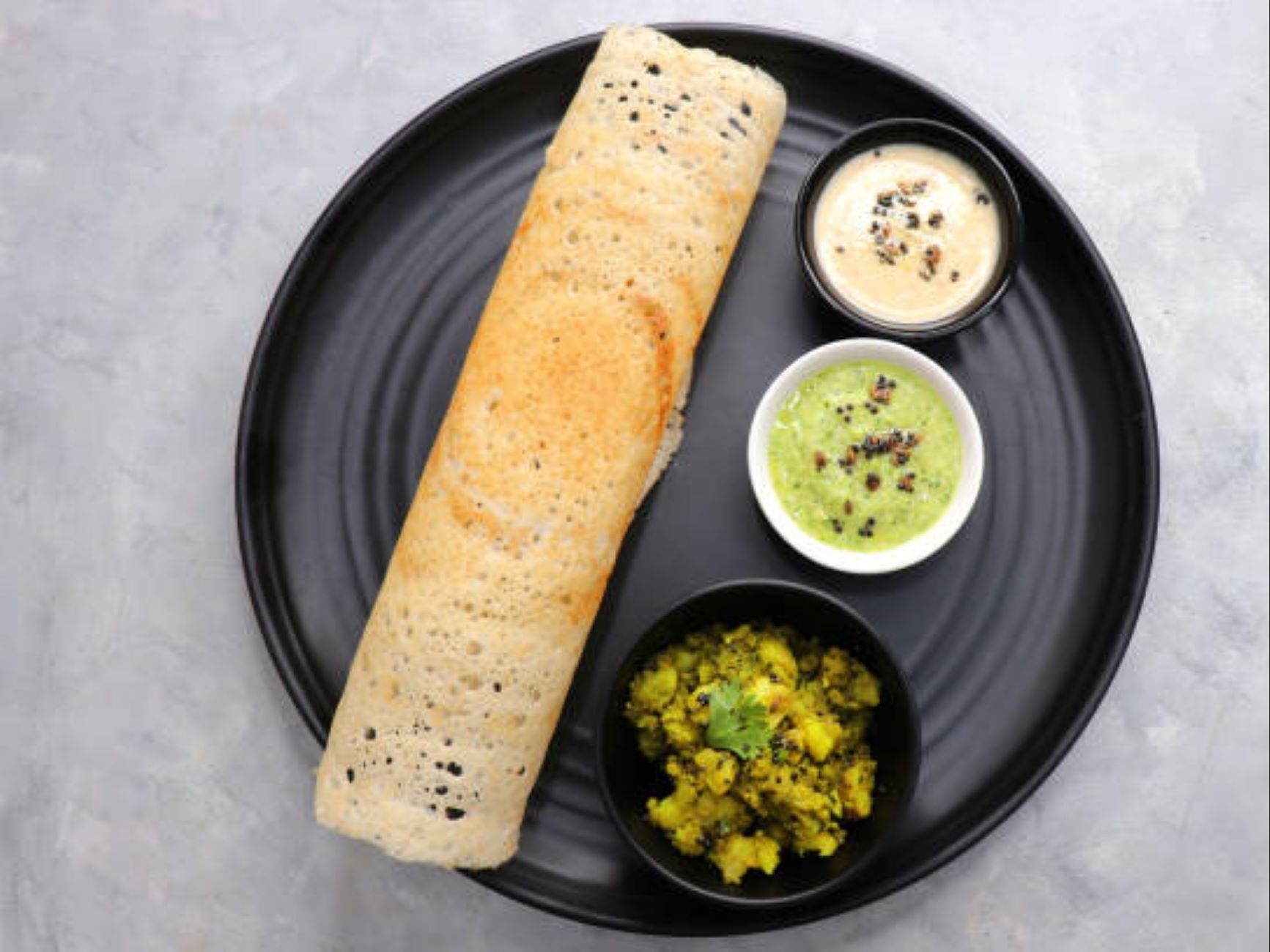 Plain dosa (GF, VG)
