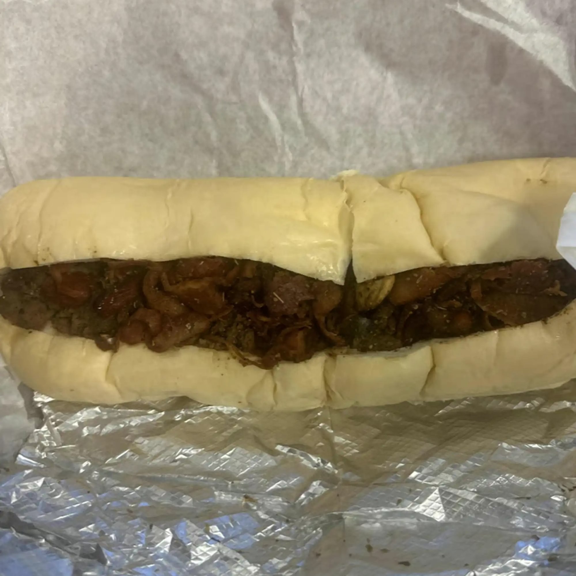 Hot Jerk Steak Sub