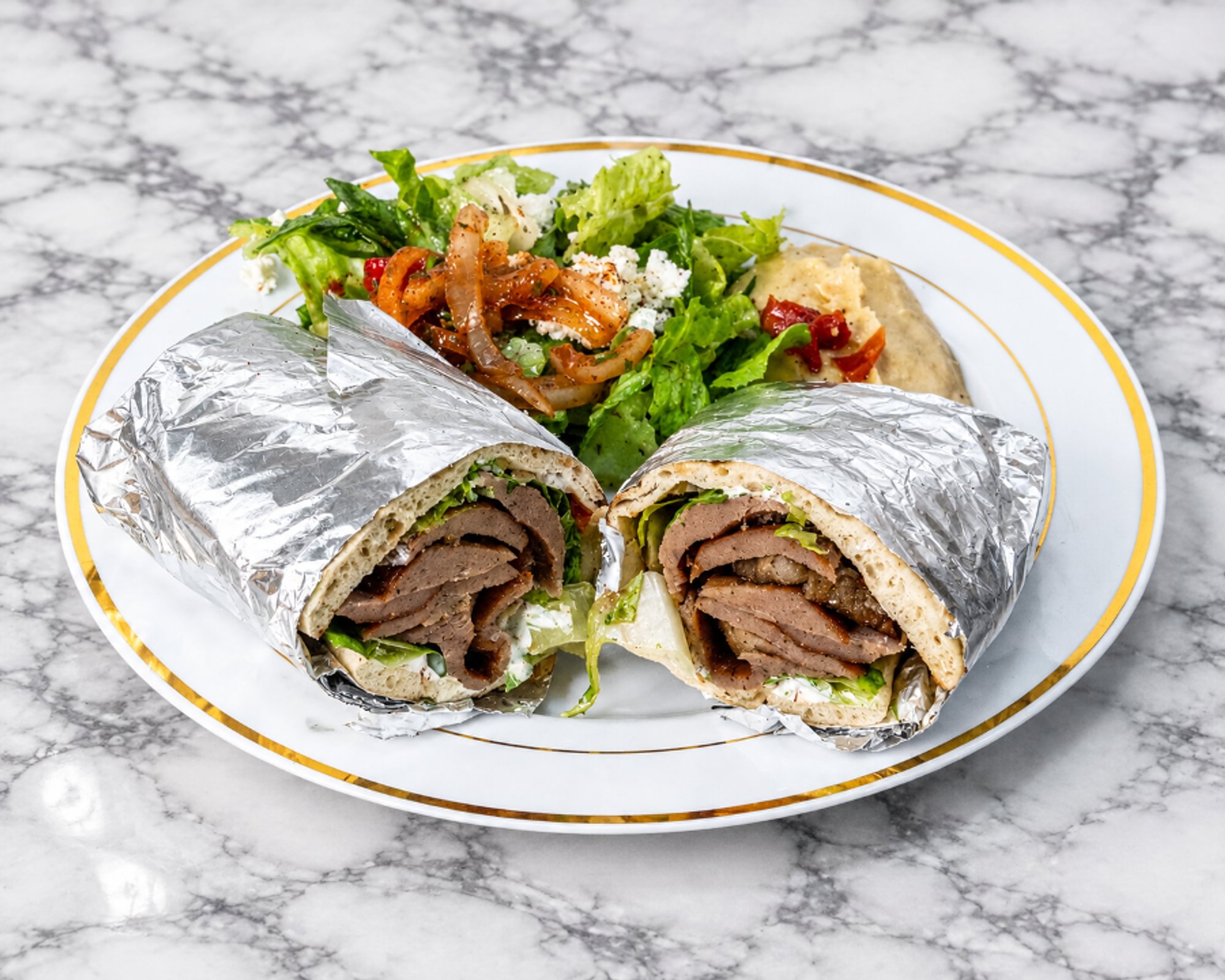 Gyro Pita Sandwich Plate