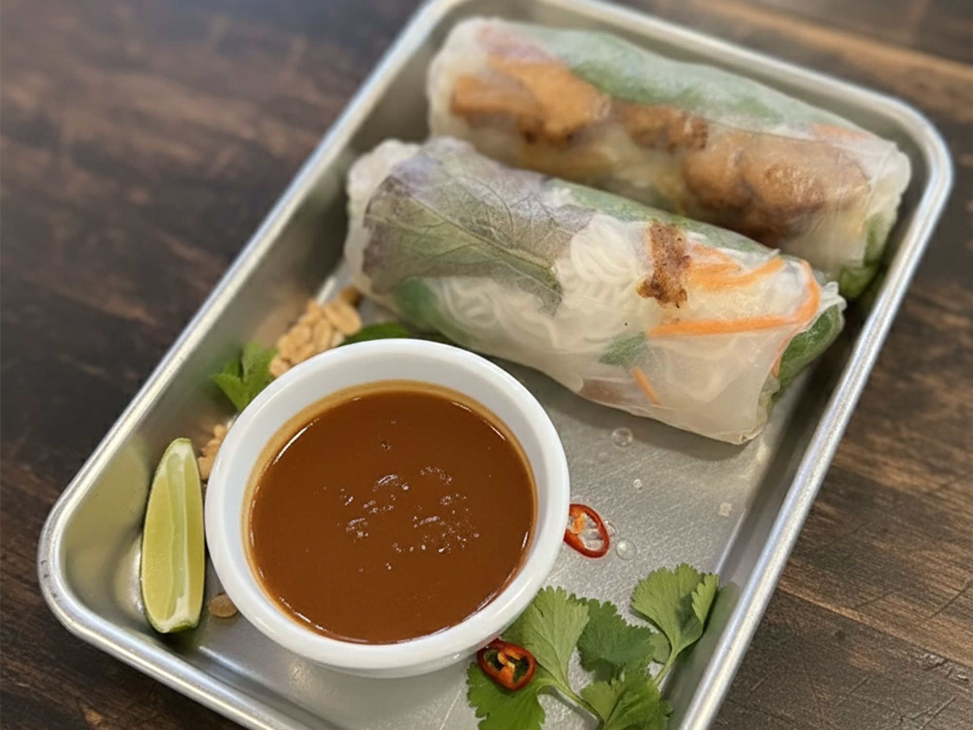 A4. SPRING ROLLS - TOFU (goi cuon dau hu)