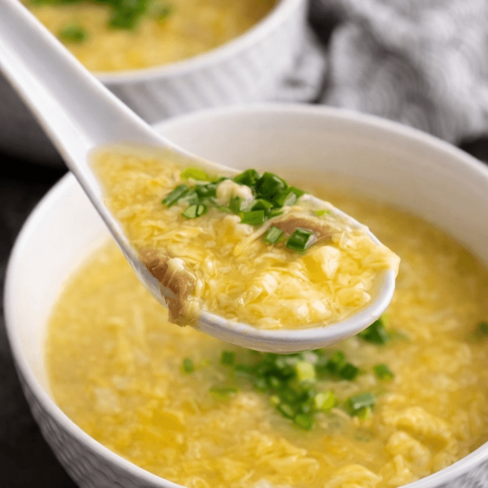 Egg Drop Soup with Chicken