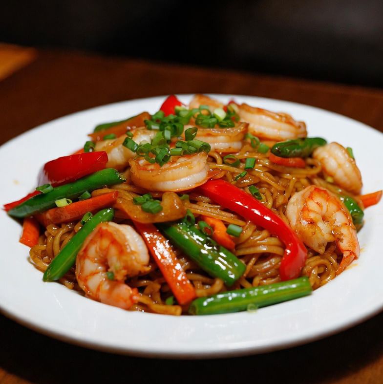 Shrimp Hakka Noodles