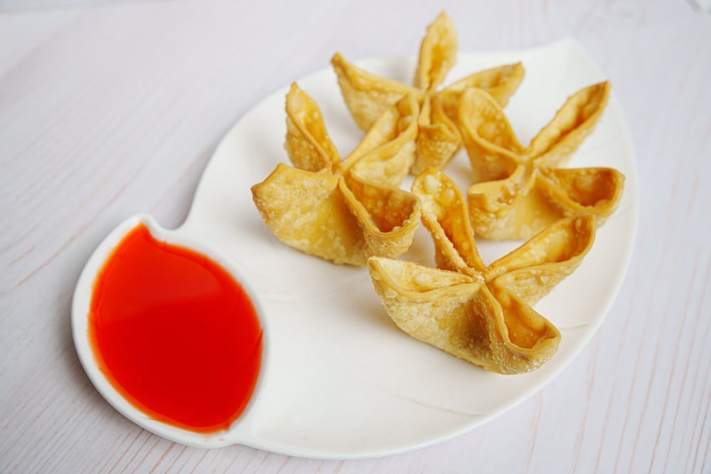 Crab Rangoon Wonton de queso