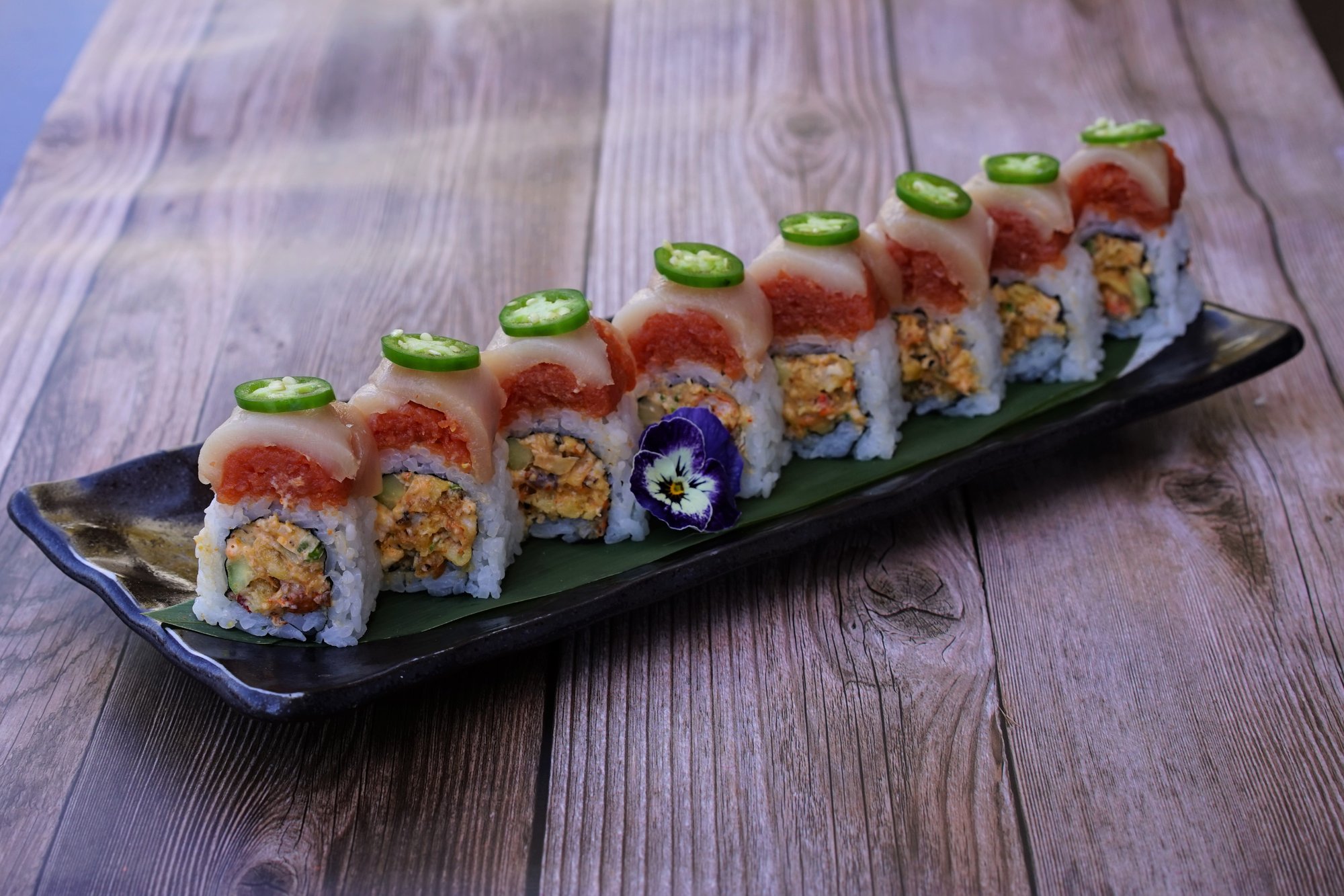 Spicy Albacore Tataki Roll