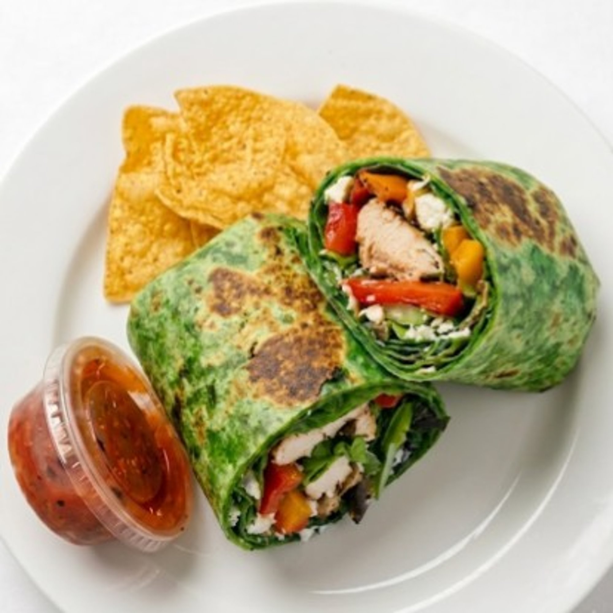 Pollo Asado Verde Wrap