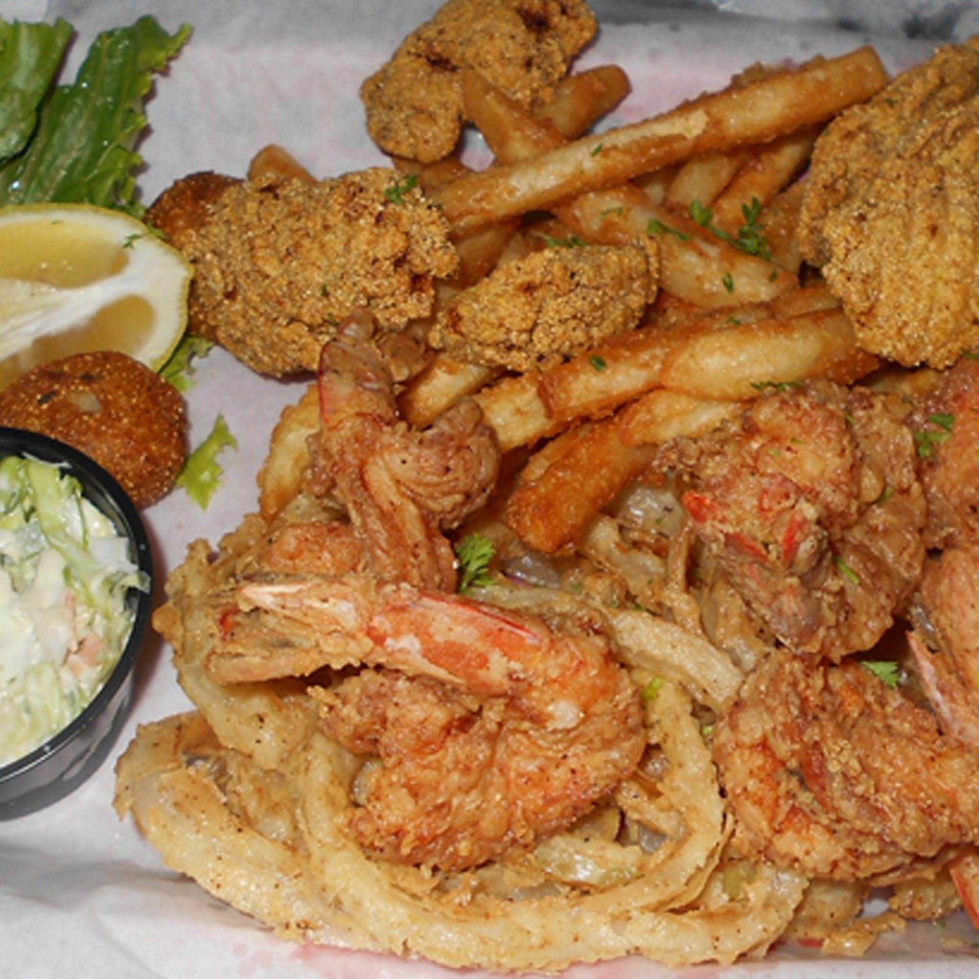 Fried Oysters & Shrimp