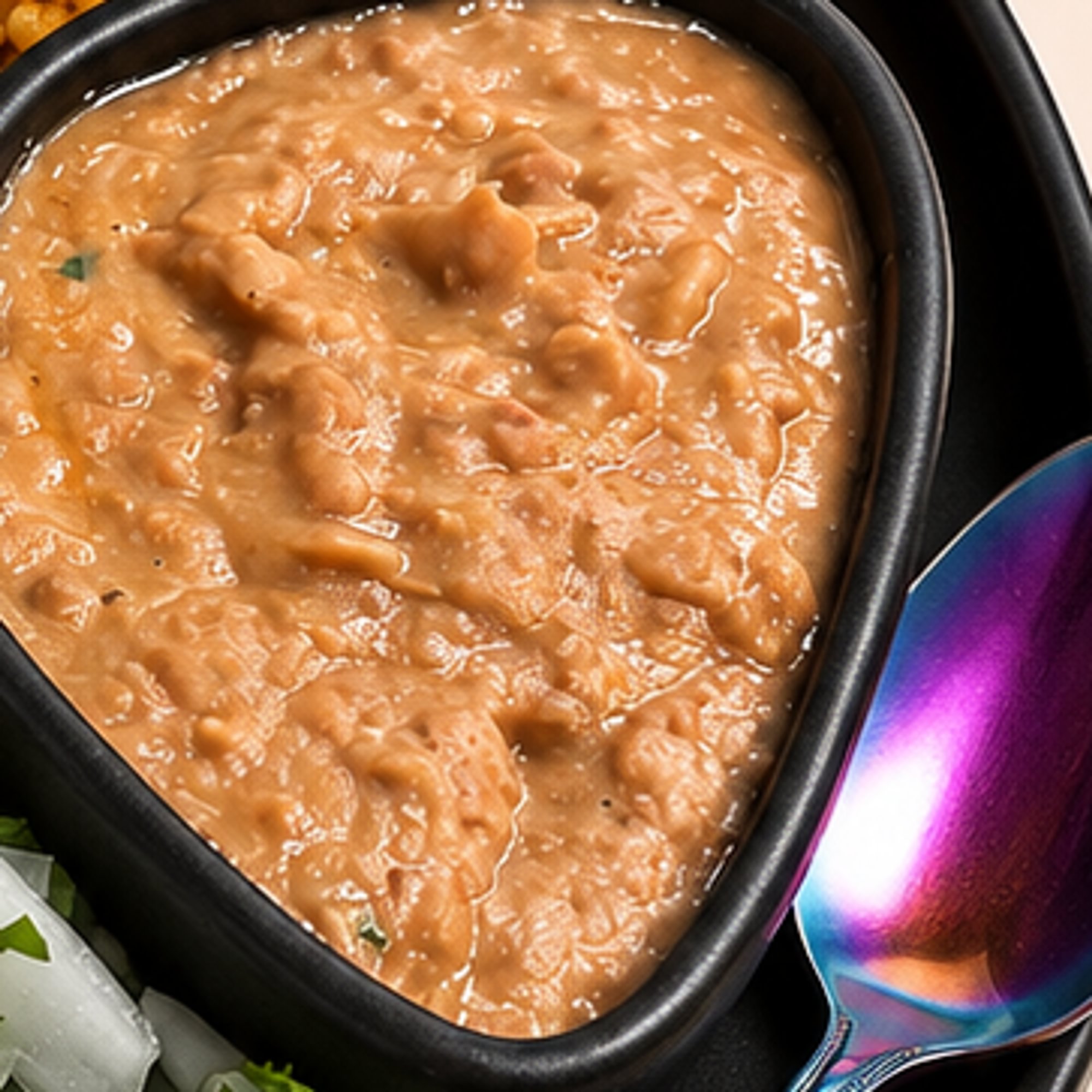 Frijoles Refritos Con Chips