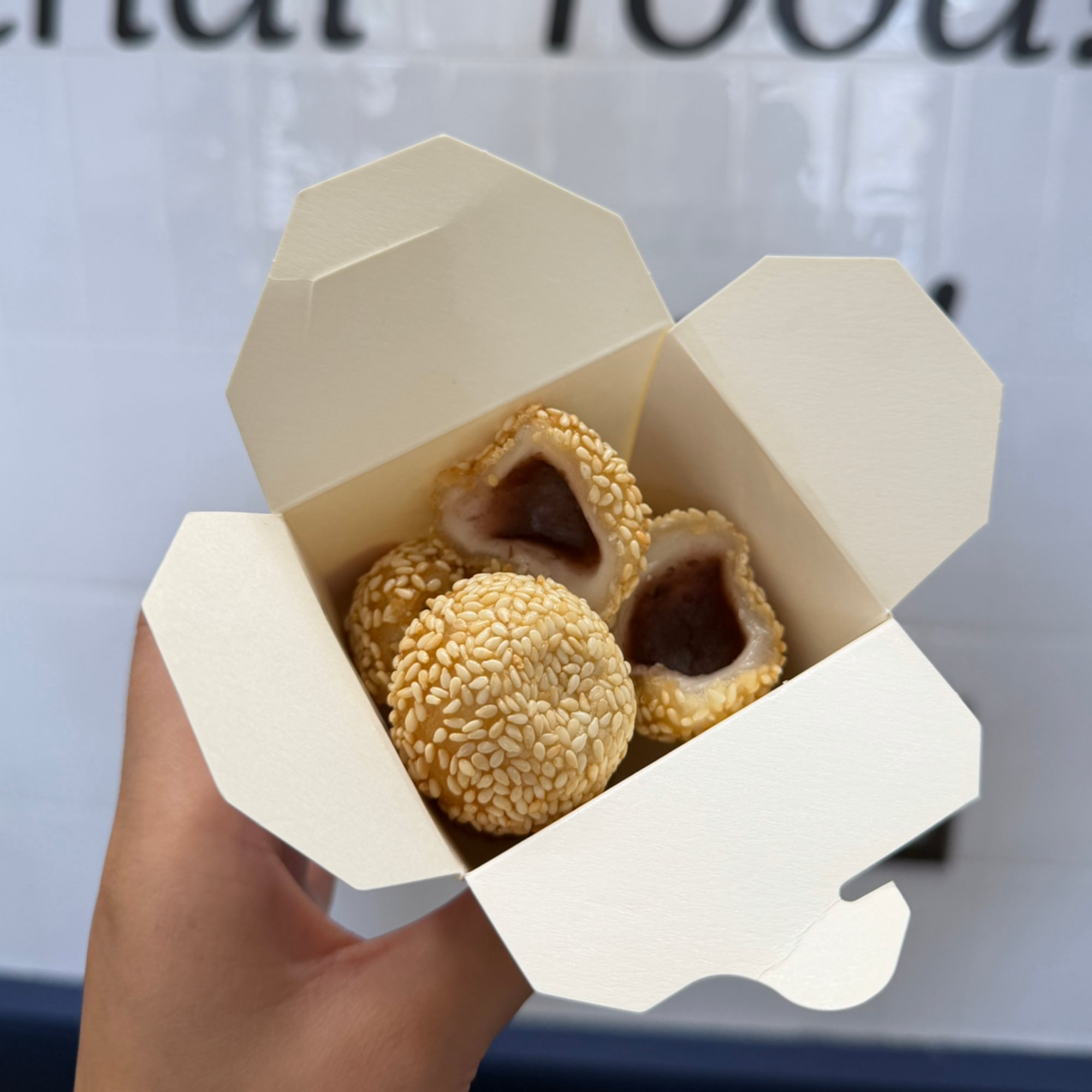 D1. Red Bean Sesame Balls