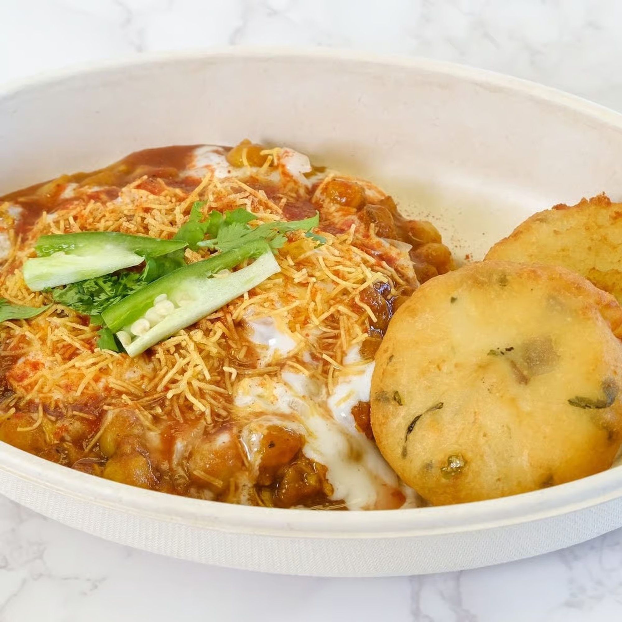 Aloo Tikki Chaat