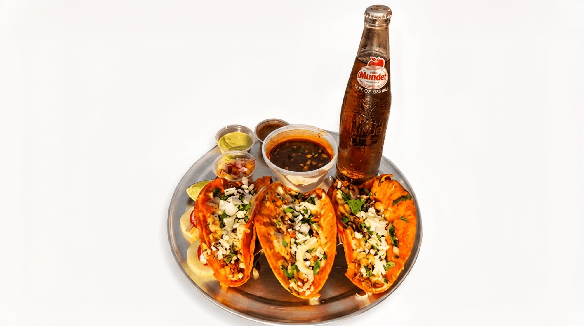 Red Quesotaco Combo (with Consomé)