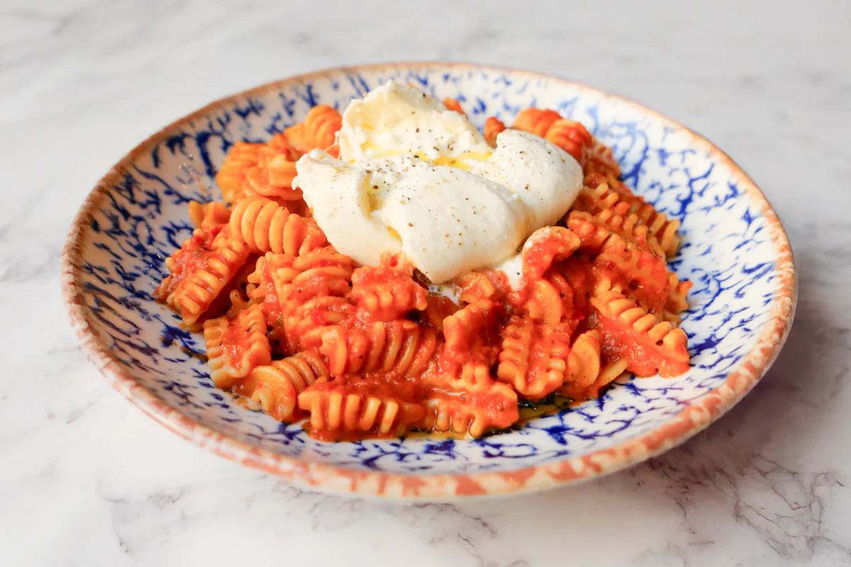 Spicy Radiatorri & Burrata