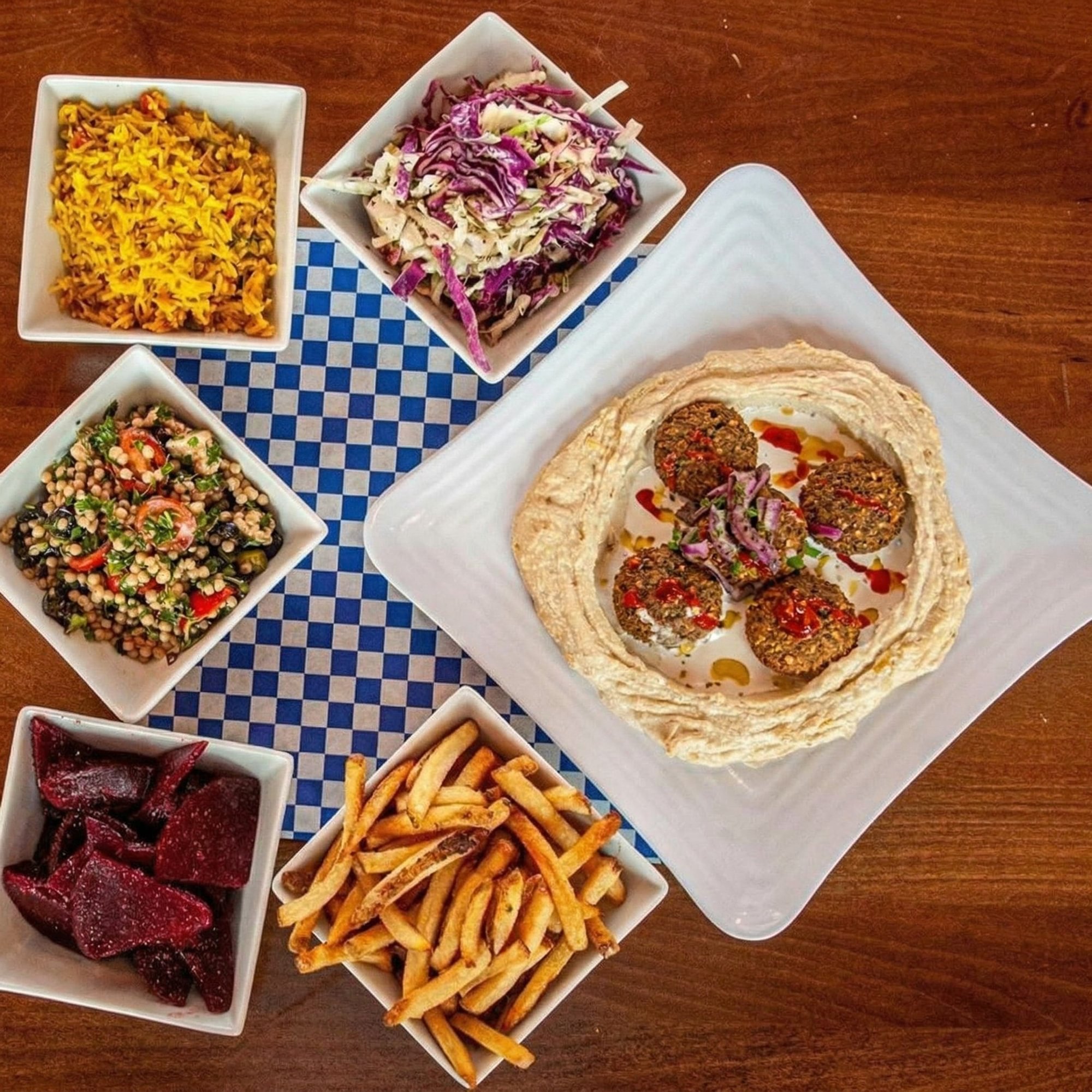 Hummus & Falafel Plate