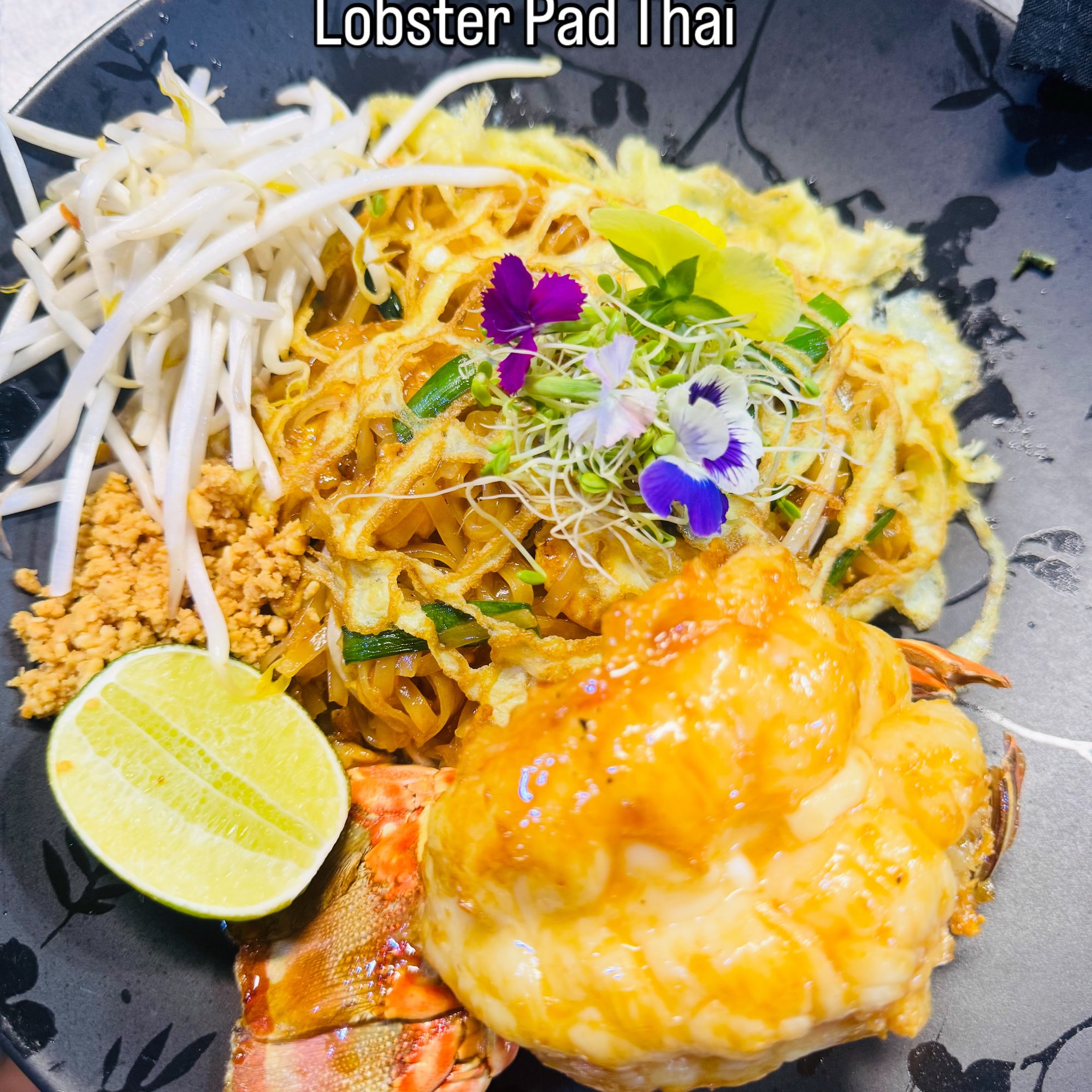Pan Seared Lobster Pad Thai