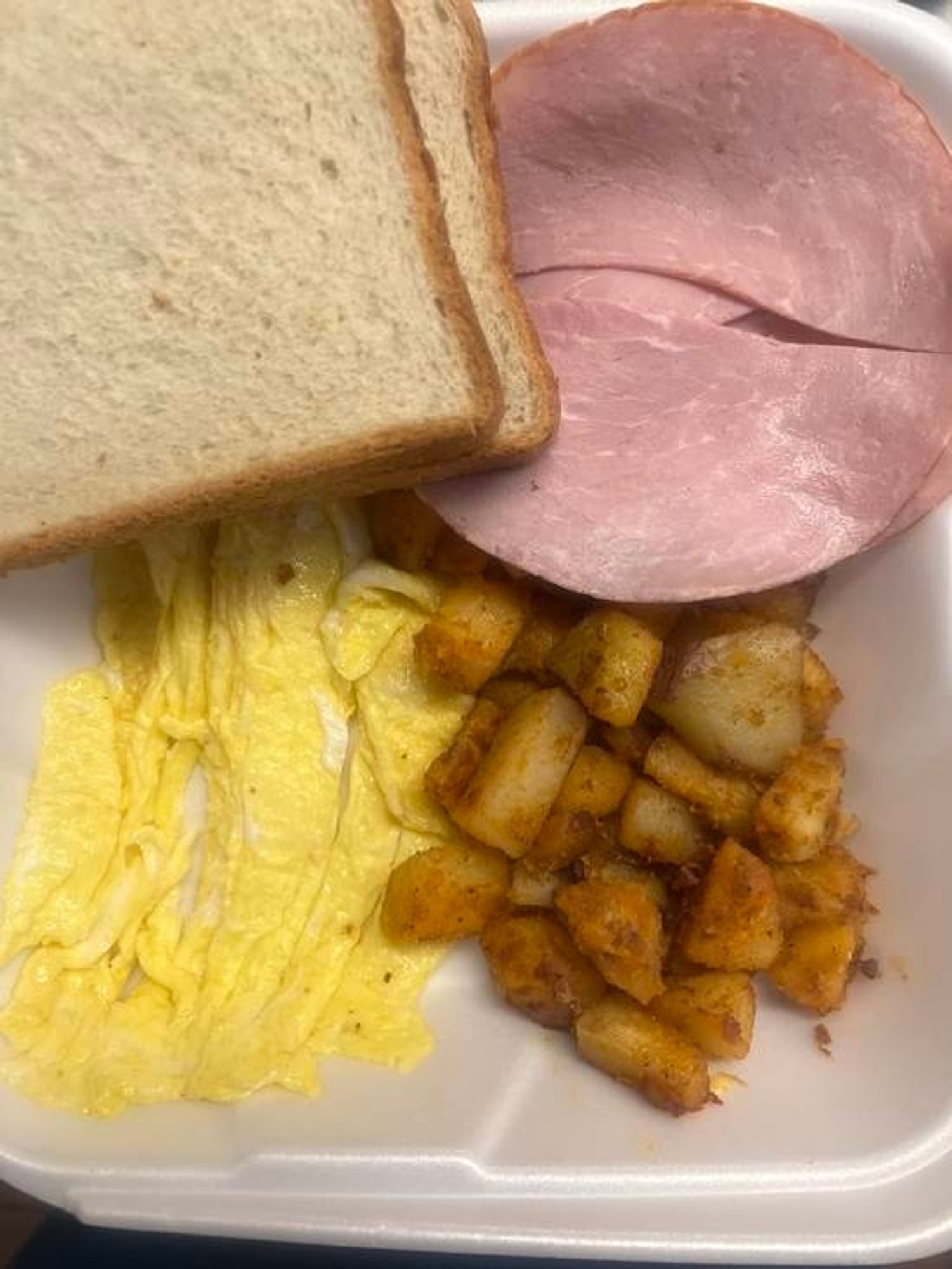 Ham, Bacon or Sausage & 2 Eggs