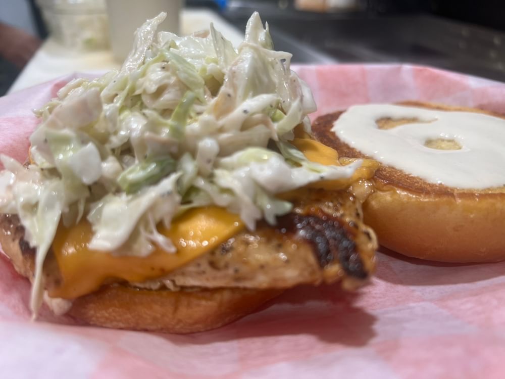 Creamy Garlic Chicken Sandwich