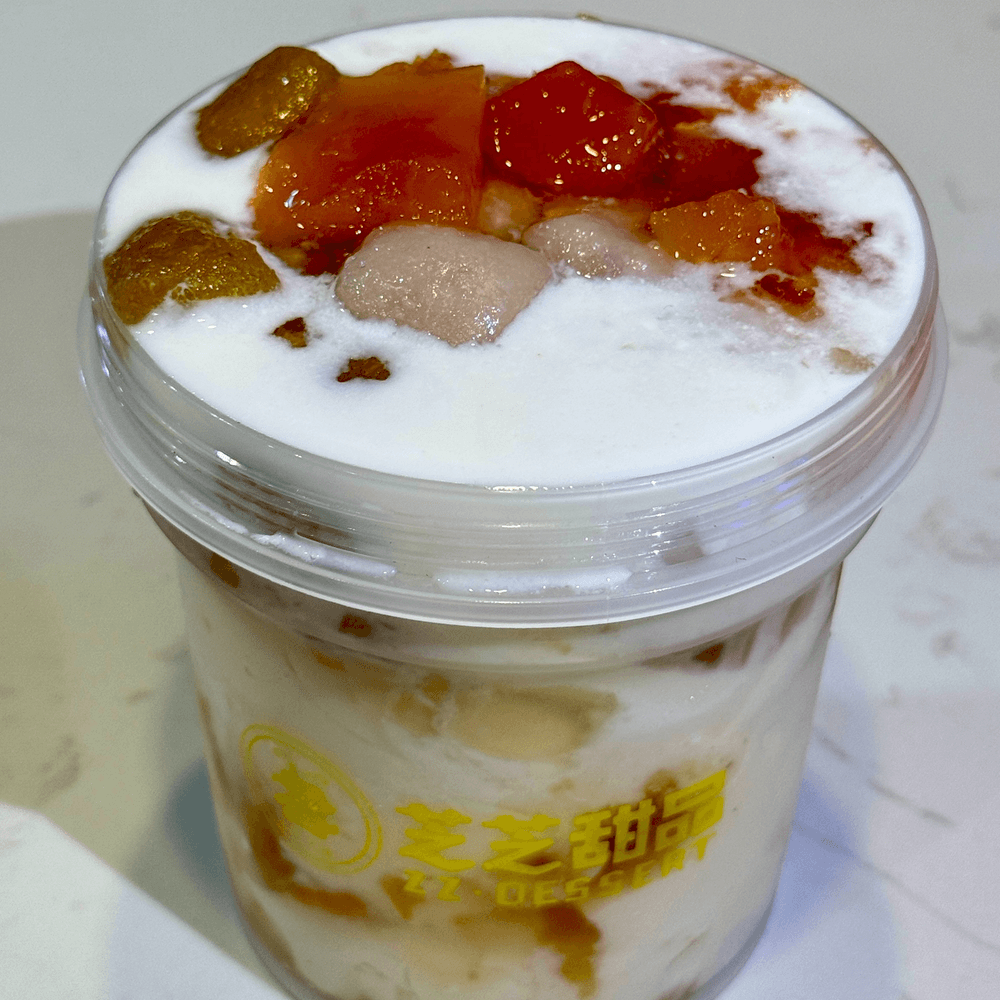 Milk Pudding Peach Gum Taro Ball