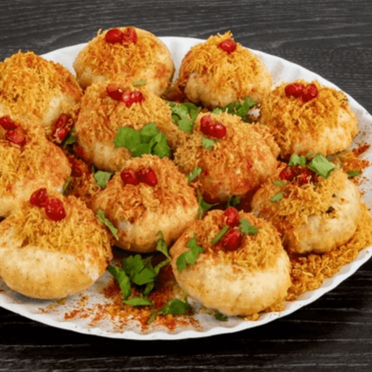 Dahi Sev Poori Chaat