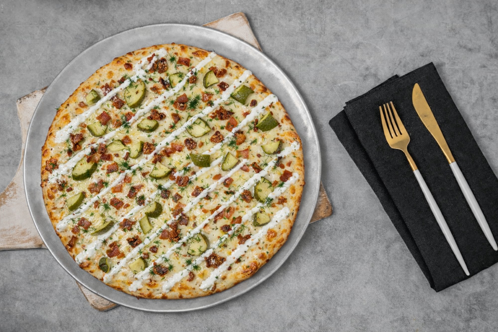 Dilly Pickle Pizza Sm