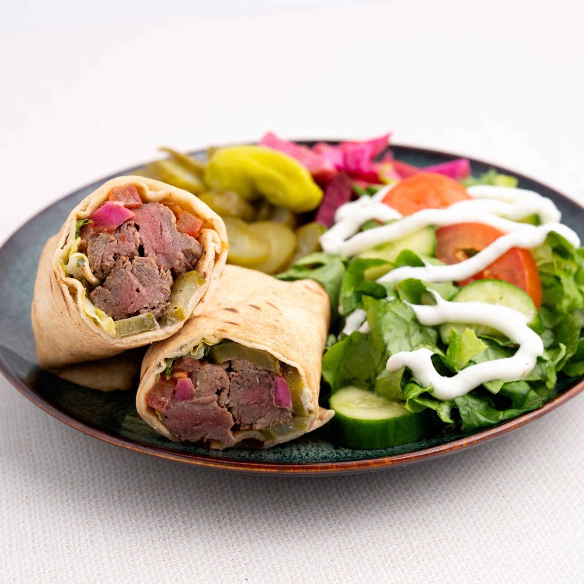 14. Filet Mignon Beef Kabob Wrap