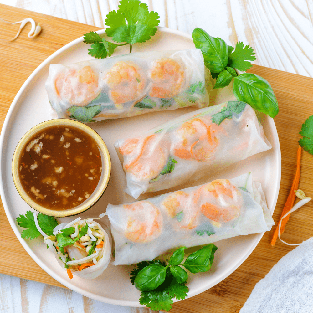 201. Gỏi Cuốn (2 Pcs) Pork & Shrimp Summer Rolls