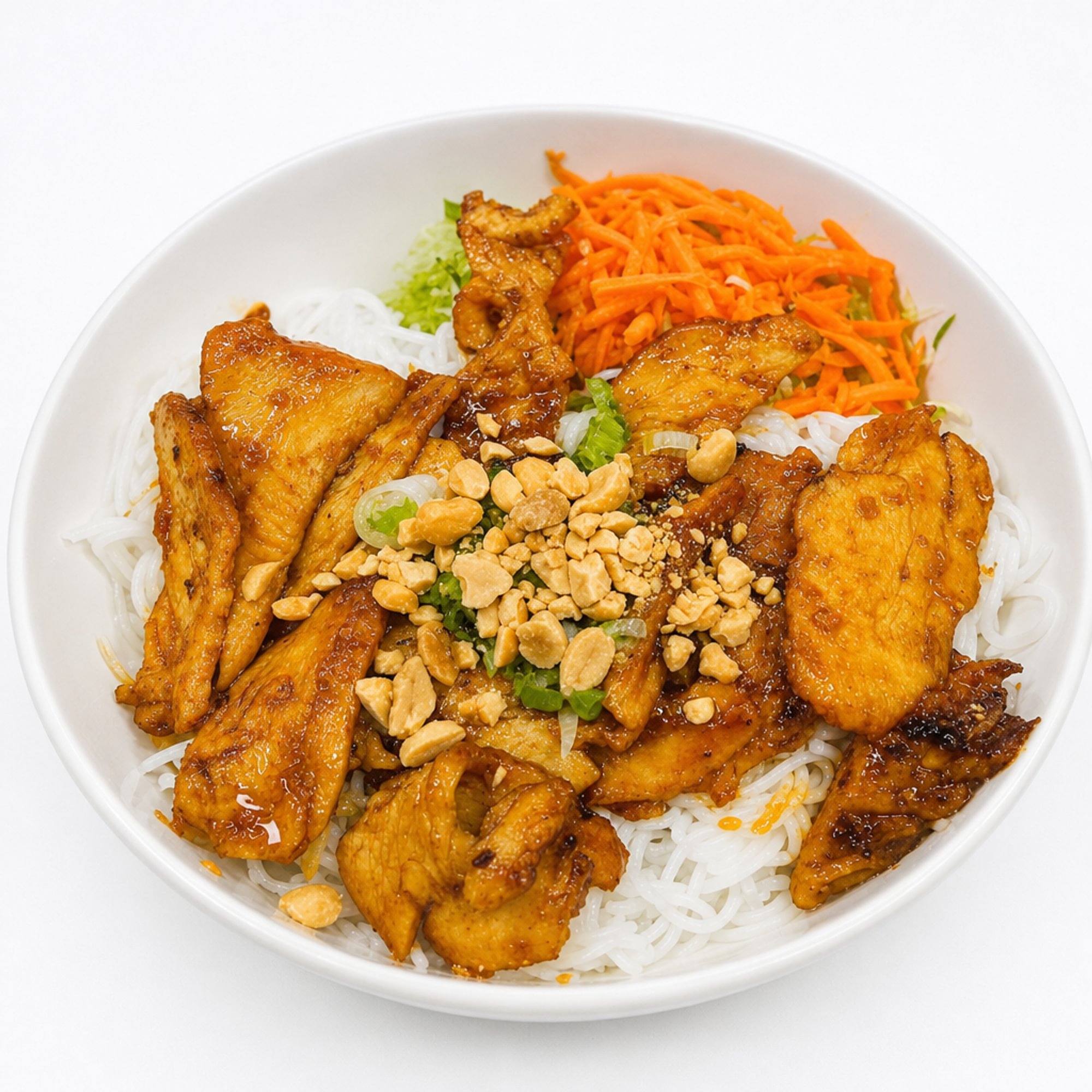 26. Bún Gà Nướng (Grilled Chicken Vermicelli)