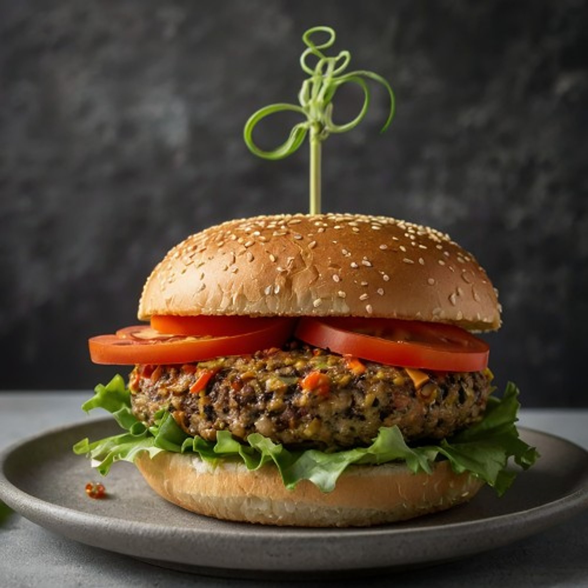 Black Bean Veggie Burger