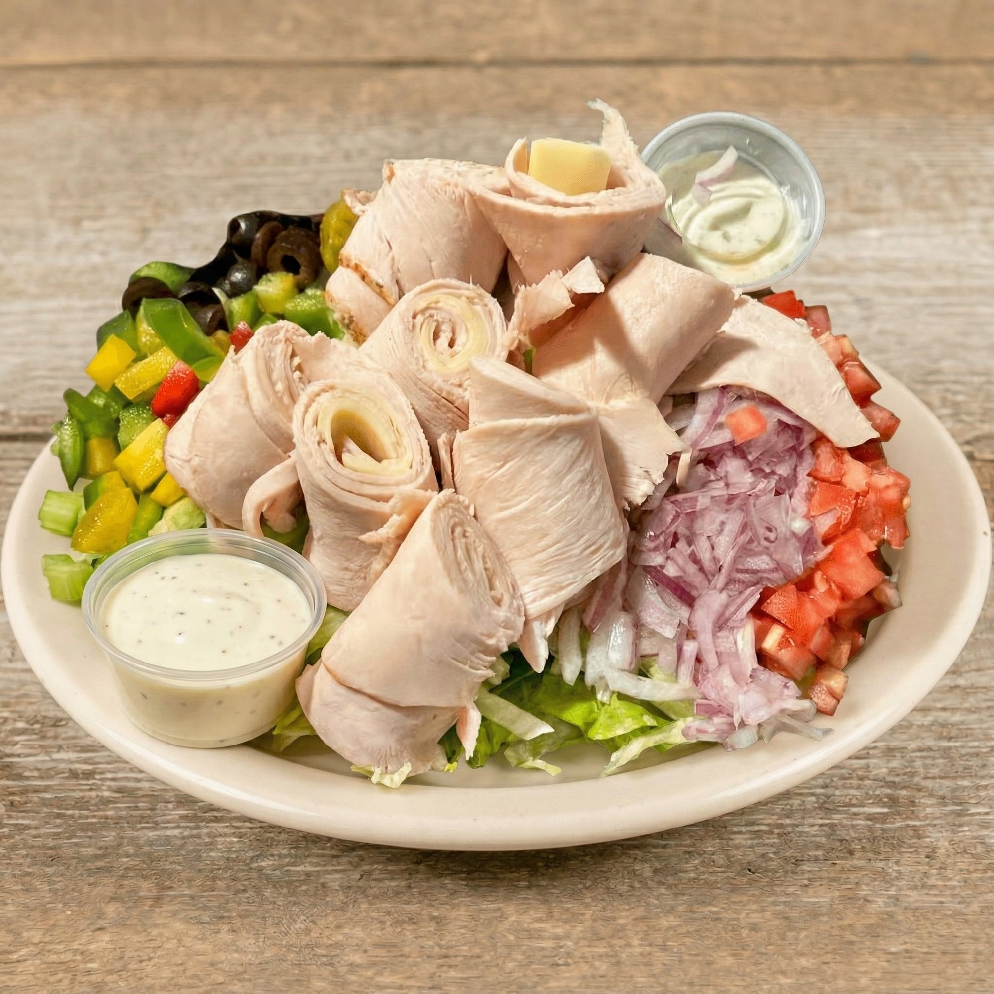 Turkey & Cheese Salad