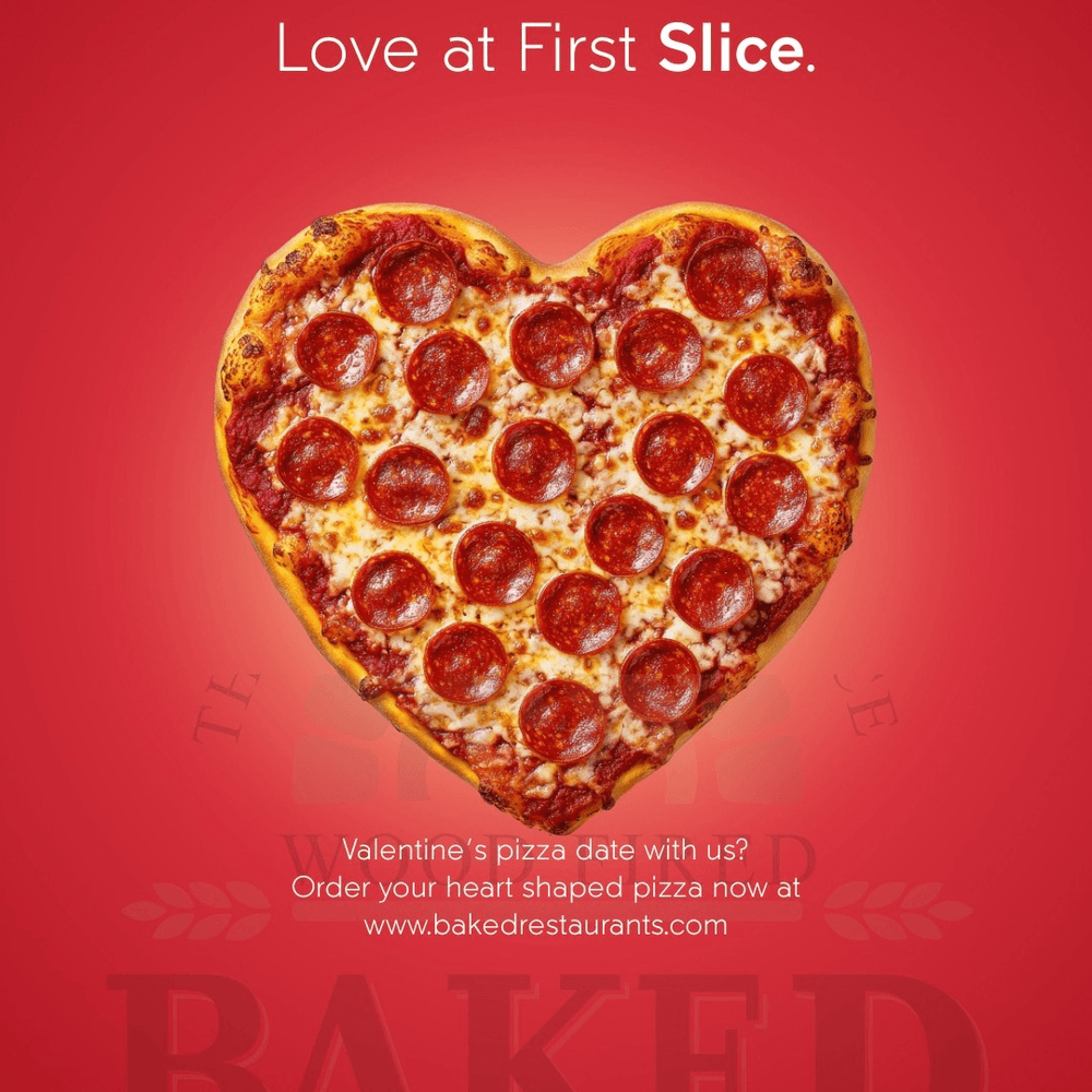 Heart Shaped Pizza