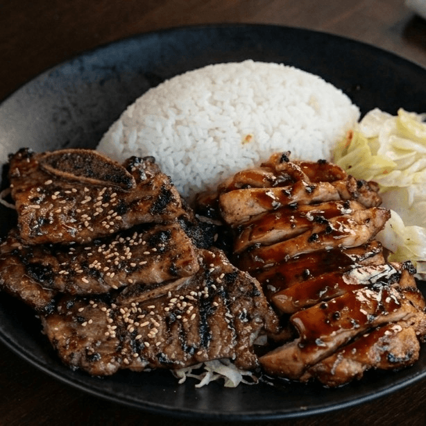 Teriyaki Chicken with Beef Short Ribs