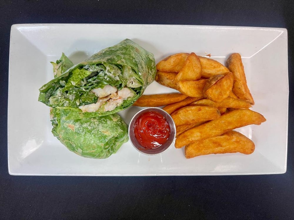 Grilled Shrimp Caesar Wrap