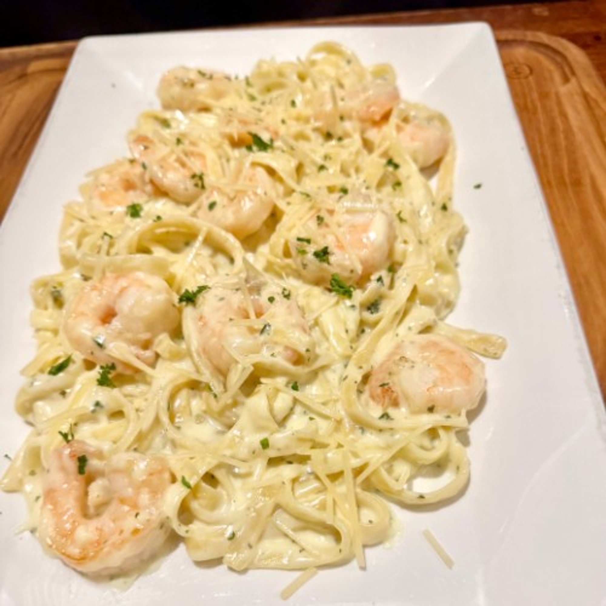 Shrimp Fettuccine Alfredo