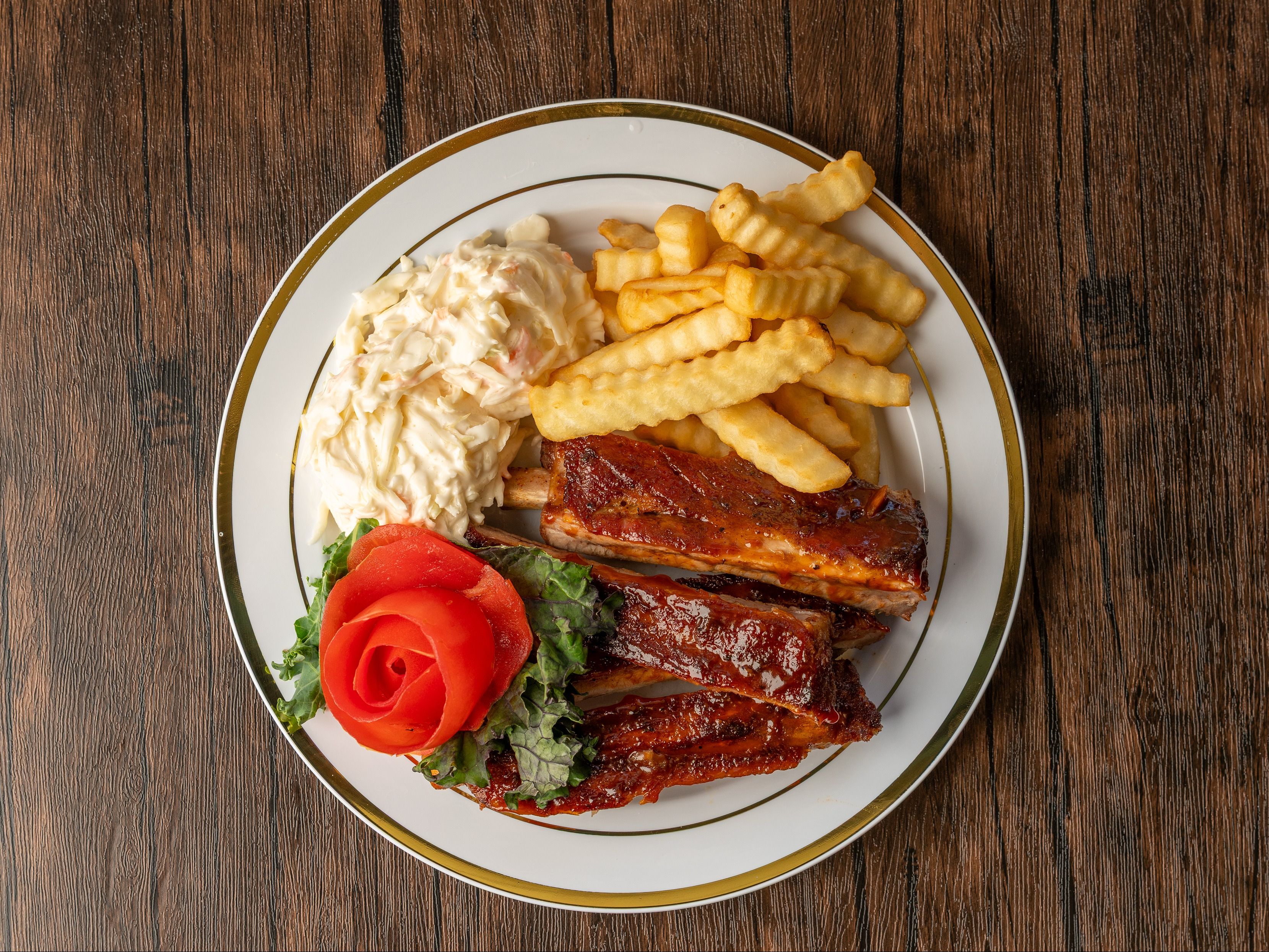 Rib Dinner 2 Sides