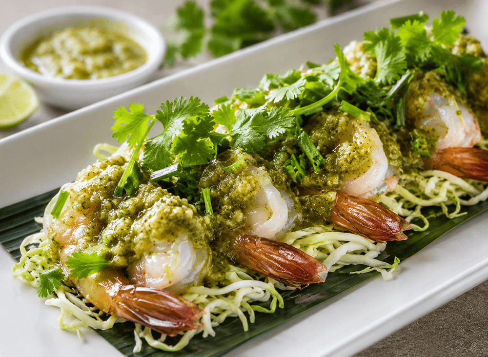 Rare Shrimp In Lime Juice (Tom Tai Chanh)