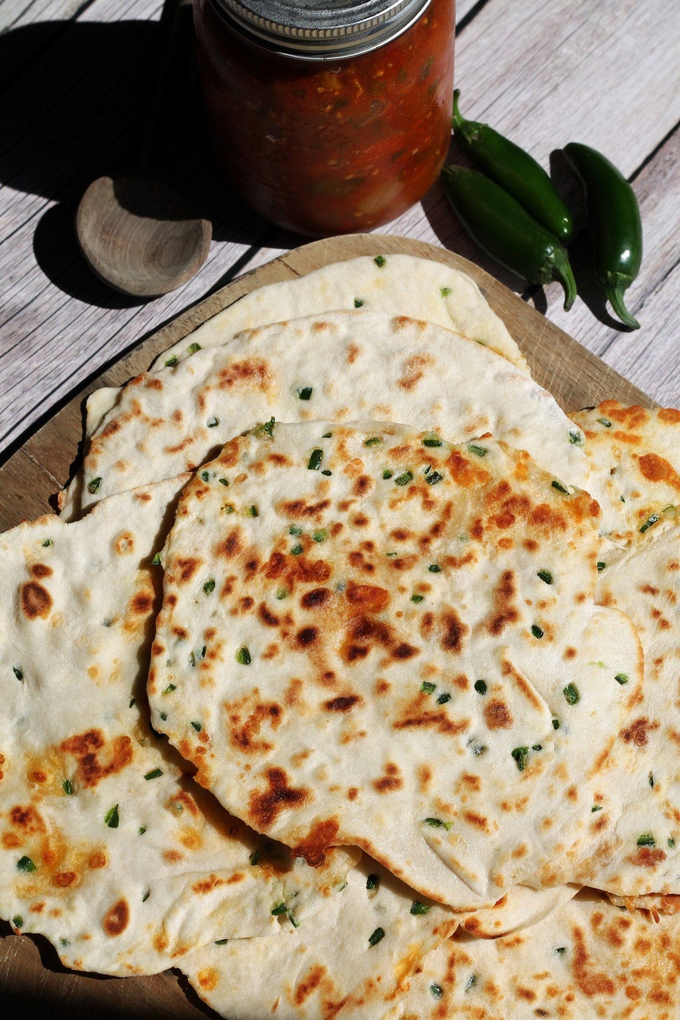 Jalapeno & Cheese Roti