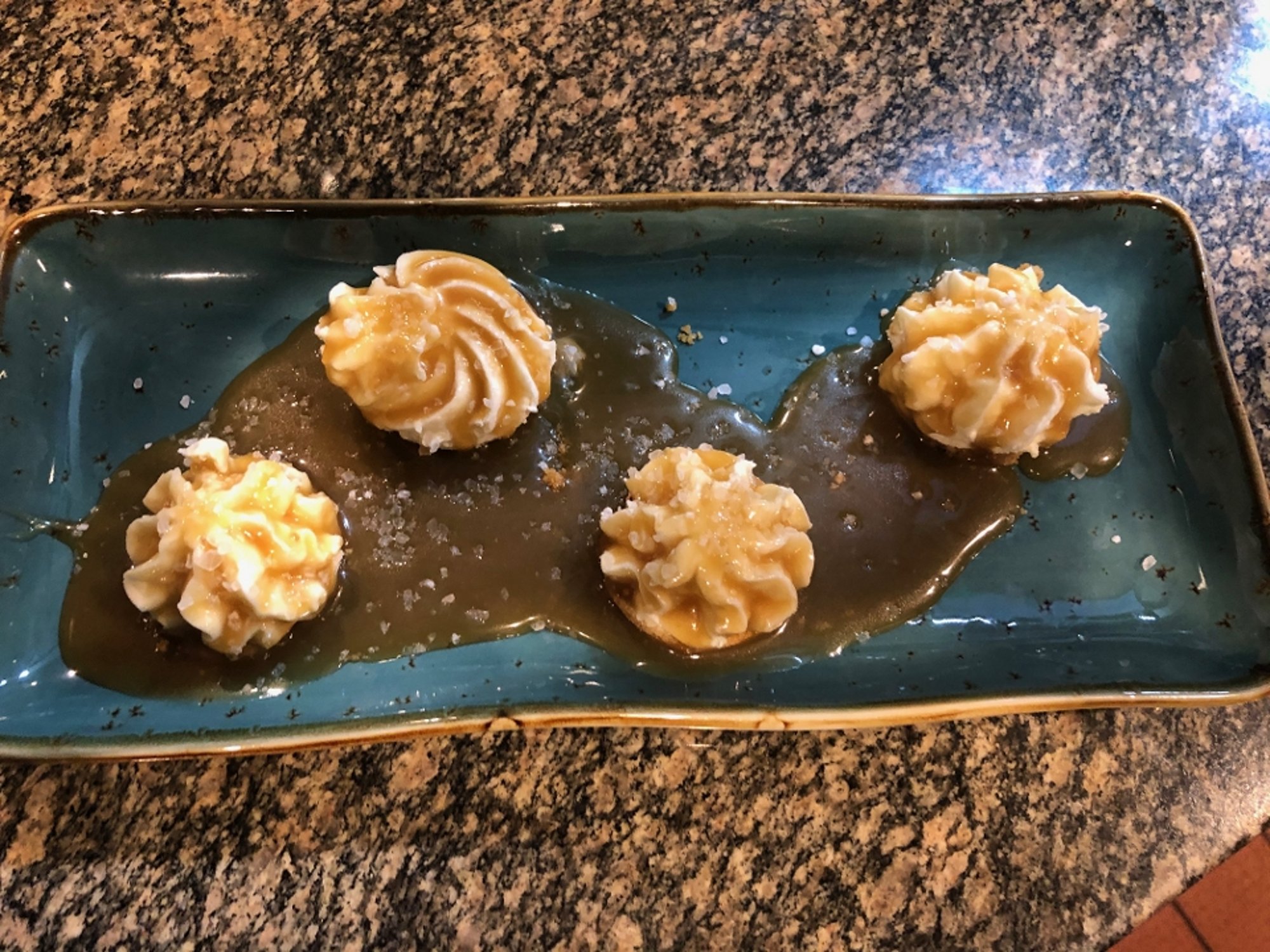 Salted Caramel Mini Cheesecakes