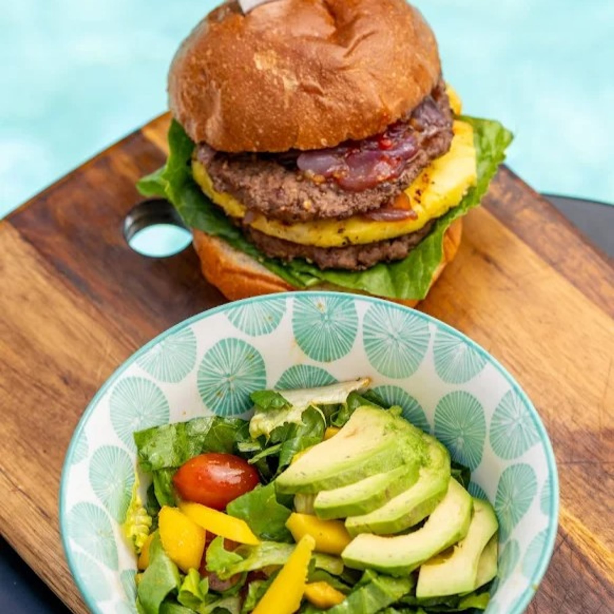 Paradise Veggie Stack Burger