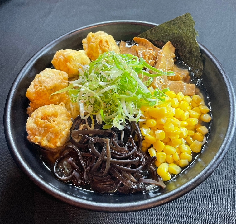 Tofu-Edamame ramen.