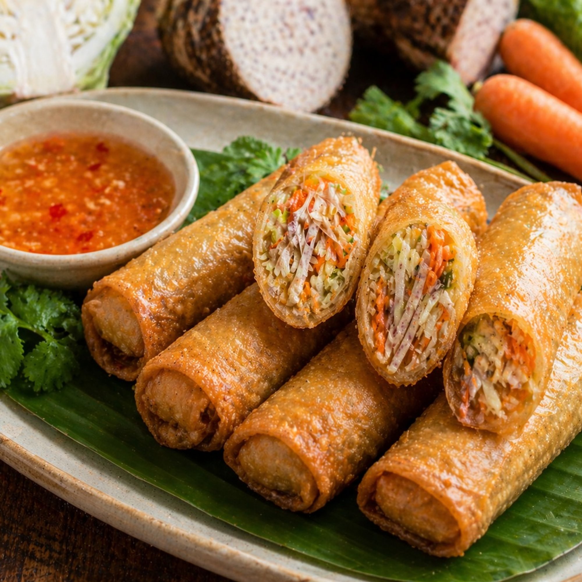 Vegetables Eggrolls (4)